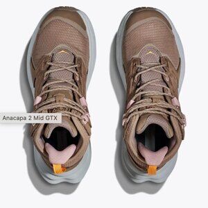 NEW HOKA Anacapa 2 Mid GTX – Women’s 9B – Waterproof Hiking Boots